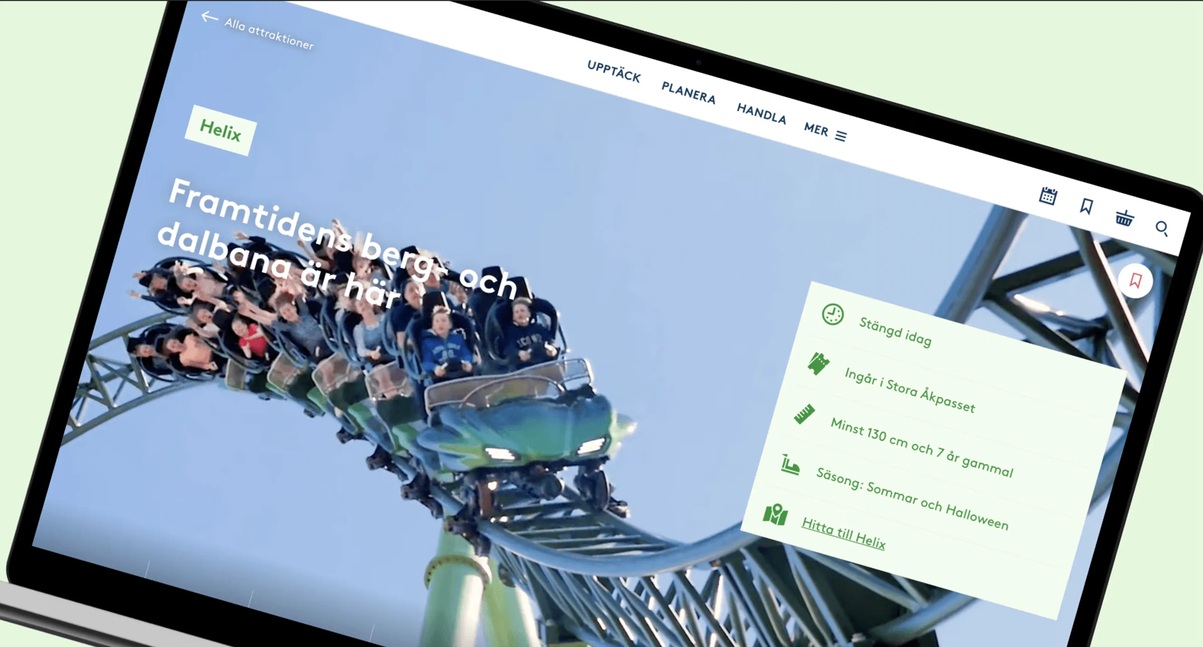 Liseberg mockup